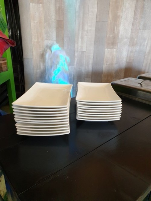 Dinerbord - Avantgarde - Rechthoek curve 32x20 cm (Krat 20 stuks)